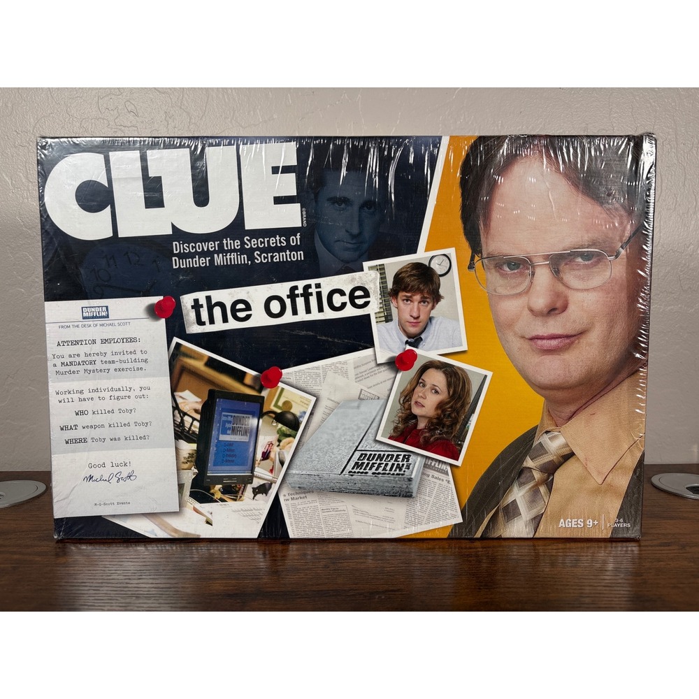 Clue The Office Edition Board‎ Game Dunder Mifflin Michael Scott USAopoly New